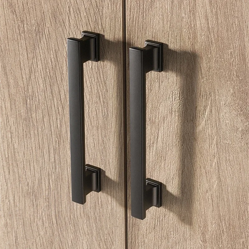 Black Brushed Gold Furniture Wardrobe Handles Zinc Alloy Kitchen Cabinet Pulls Satin Nickel Cupboard drawer Knob 
Black Brushed Gold Furniture Wardrobe Handles Zinc Alloy Kitchen Cabinet Pulls Satin Nickel Cupboard drawer Knob