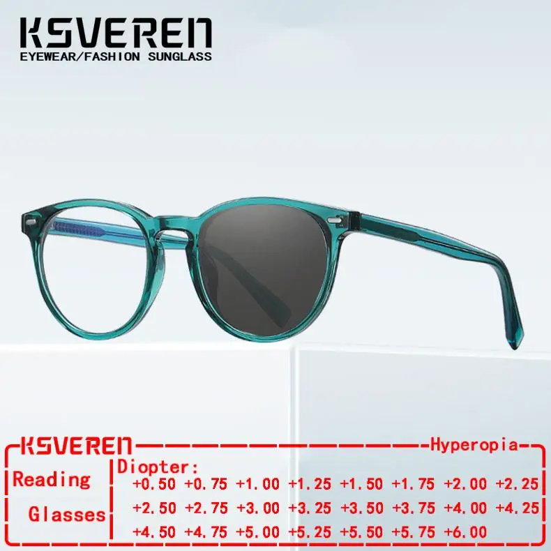 KSVEREN Men Photochromic Reading Glasses Indoor Outdoor Dual-purpose Optical Glasses Prescription Eyewear Presbyopic Glasses
KSVEREN Men Photochromic Reading Glasses Indoor Outdoor Dual-purpose Optical Glasses Prescription Eyewear Presbyopic Glasses