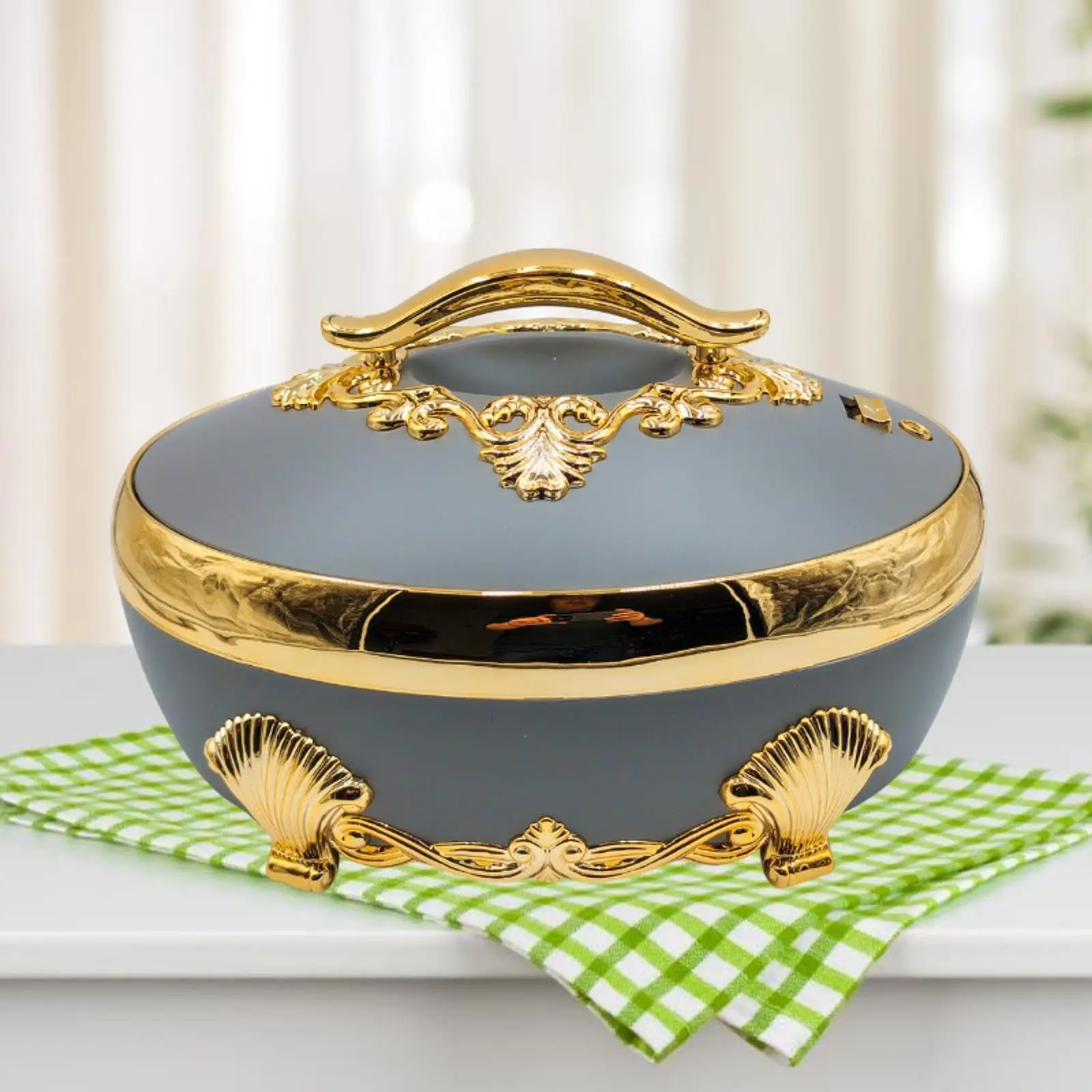 Buffet Warmer Pot Casserole with Lid 5L Luxury Versatile Stainless Steel Serving
Buffet Warmer Pot Casserole with Lid 5L Luxury Versatile Stainless Steel Serving