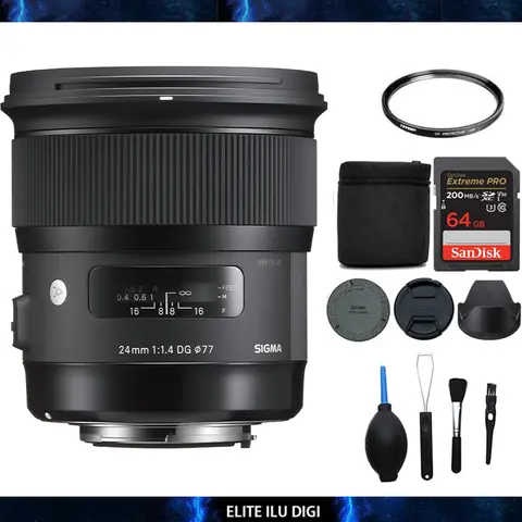 Sigma 24mm F1.4 DG HSM | Art Lens for Canon Nikon Sony E Mount
