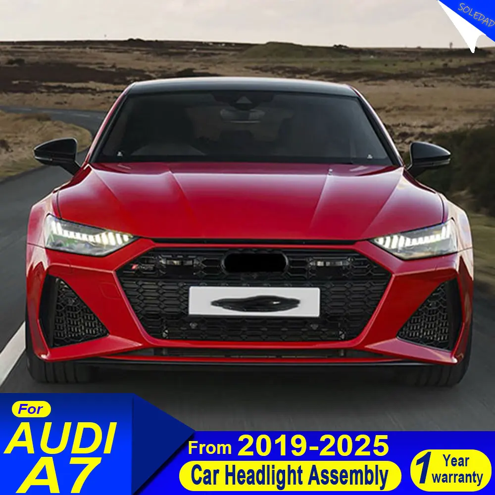 Car LED Headlights For Audi A7 2019 2020 2021-2026 A7L Modified Front LED DRL Headlamp Assembly Plug And Play Car Accessories
Car LED Headlights For Audi A7 2019 2020 2021-2026 A7L Modified Front LED DRL Headlamp Assembly Plug And Play Car Accessories