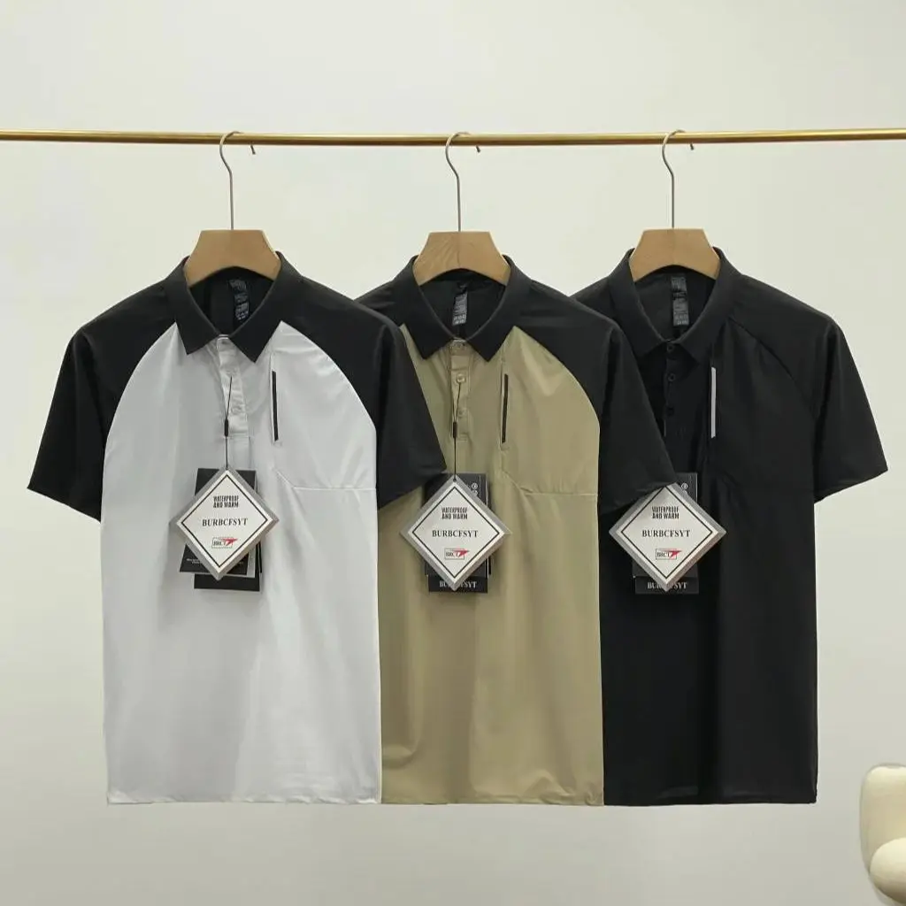 M7050 Men Stand Collar Simple Casual Polo Shirt 2025 Summer Quick Dry Breathable Short Sleeve Tee Tops For Men Clothing
M7050 Men Stand Collar Simple Casual Polo Shirt 2025 Summer Quick Dry Breathable Short Sleeve Tee Tops For Men Clothing