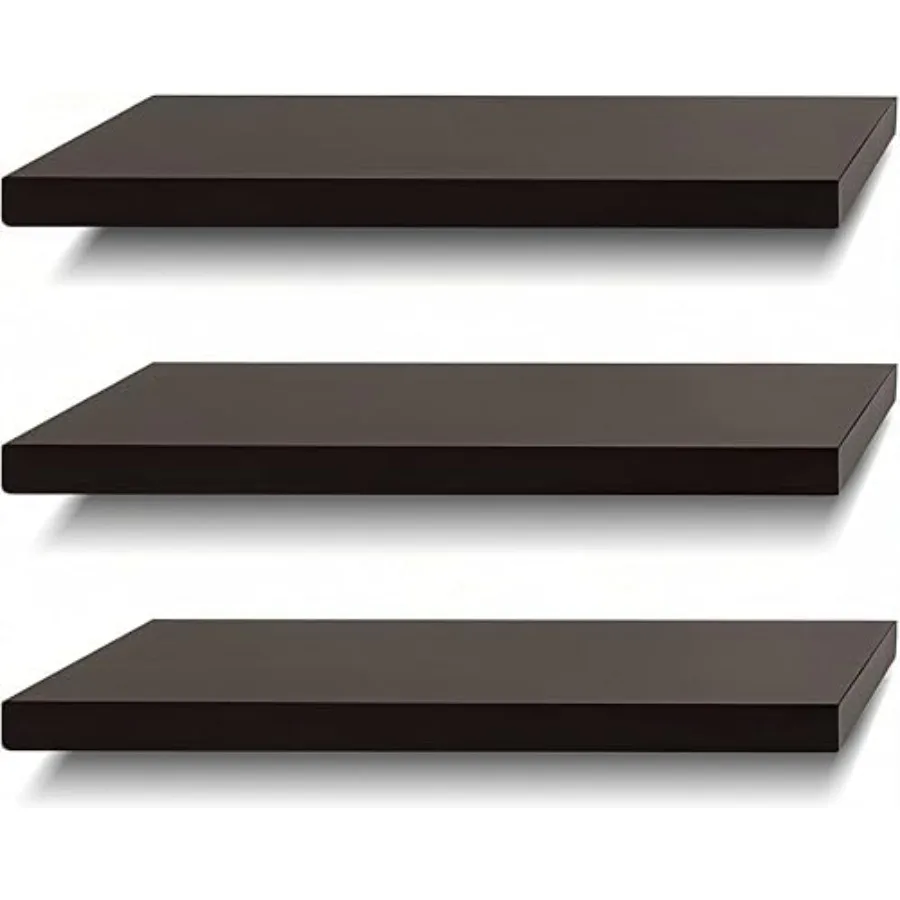 Floating Shelves Wall Shelf Solid Wood for Bathroom Bedroom Kitchen Set of 3, Wall Shelves
Floating Shelves Wall Shelf Solid Wood for Bathroom Bedroom Kitchen Set of 3, Wall Shelves