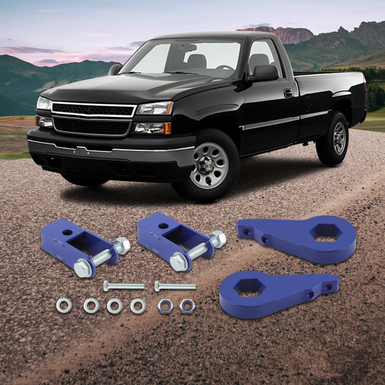 Front Adjustable 1-3" Lift Kit W/ Shock Extender For Chevy Suburban 1500 00-06 Torsion Keys For Avalanche Suburban 1500
Front Adjustable 1-3" Lift Kit W/ Shock Extender For Chevy Suburban 1500 00-06 Torsion Keys For Avalanche Suburban 1500