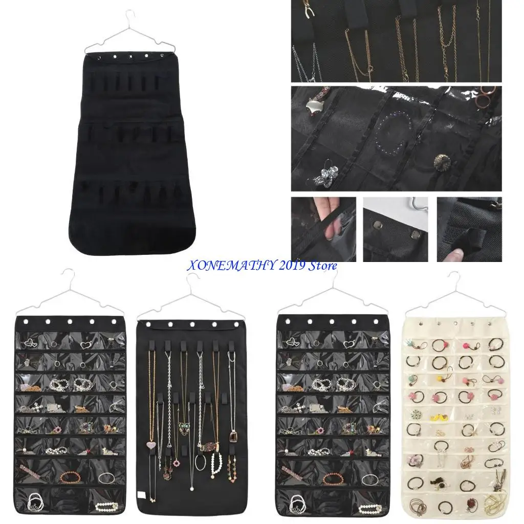 F42F Dustproof Hanging Jewelry Bag for Rings, Earrings, Necklaces, Bracelet
F42F Dustproof Hanging Jewelry Bag for Rings, Earrings, Necklaces, Bracelet