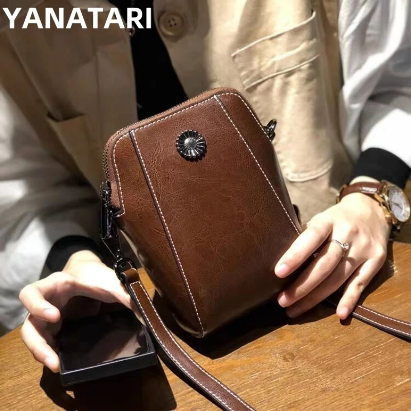 YANATARI mini small genuine leather vintage bag Crossbody Bag luxury mobile phone shoulder bag women mobile bag for women
YANATARI mini small genuine leather vintage bag Crossbody Bag luxury mobile phone shoulder bag women mobile bag for women