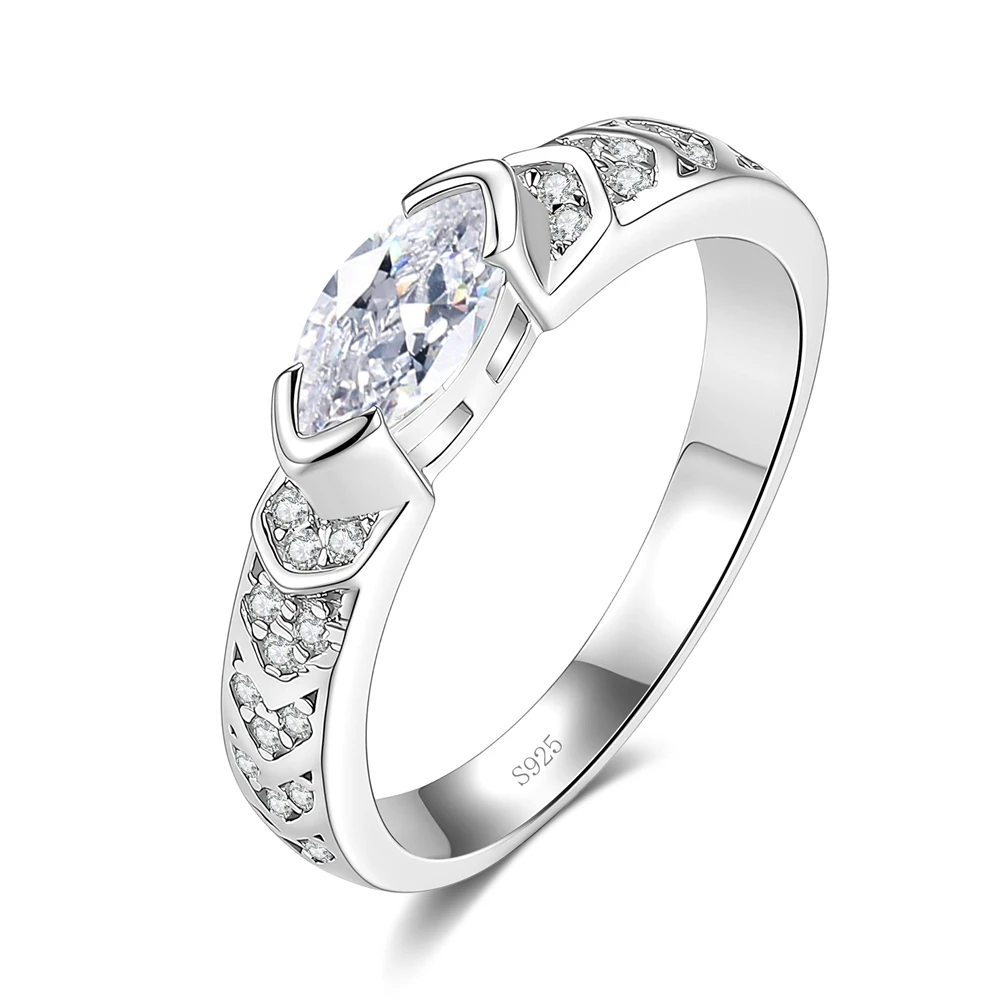 D Color 0.5CT Horse's Eye Moissanite Ring S925 Sterling Silver Wedding Rings for Woman Birthday Anniversary Party Jewelry Gift
D Color 0.5CT Horse's Eye Moissanite Ring S925 Sterling Silver Wedding Rings for Woman Birthday Anniversary Party Jewelry Gift