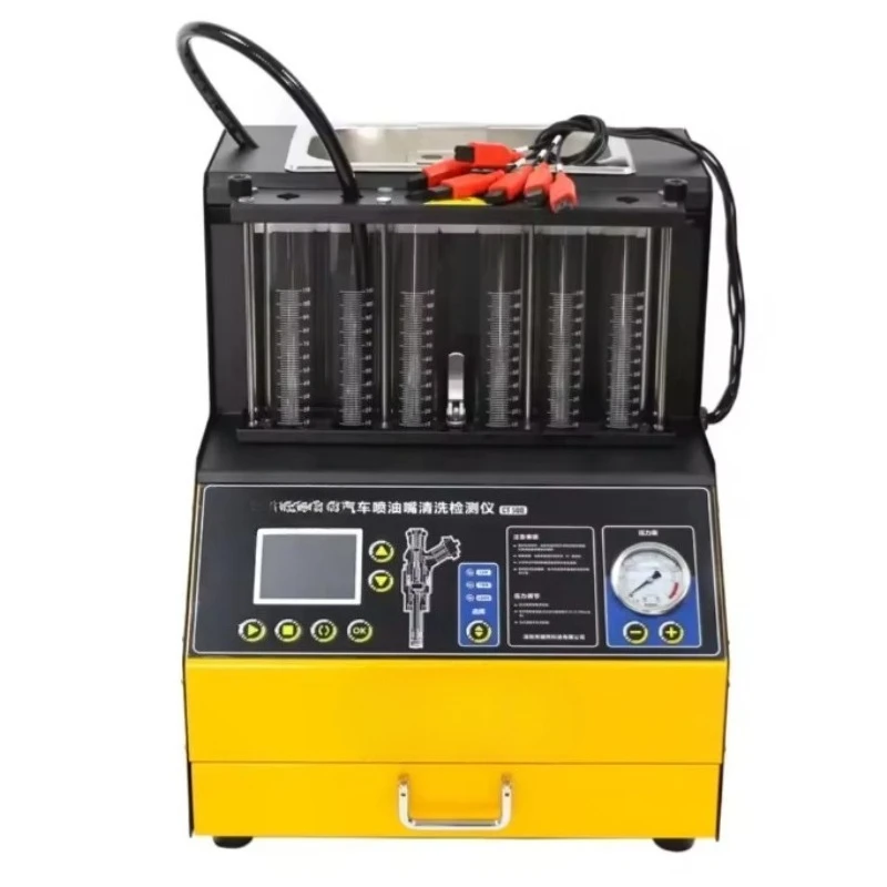 Gold seller CT500 GDI Ultrasonic Nozzle Cleaner LCD Display Fuel Injector Cleaning Machine 6 Cylinders Fuel Injector Clea
Gold seller CT500 GDI Ultrasonic Nozzle Cleaner LCD Display Fuel Injector Cleaning Machine 6 Cylinders Fuel Injector Clea
