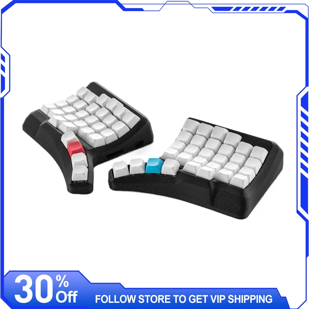 KeebNerd HPD V2 Wired Split Keyboard Kit PLA Material Arc Ergonomic 3D Design Hot Swap Programmable Mechanical Keyboard Kit
KeebNerd HPD V2 Wired Split Keyboard Kit PLA Material Arc Ergonomic 3D Design Hot Swap Programmable Mechanical Keyboard Kit