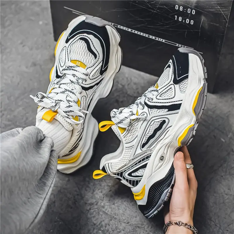 Men's 2024 Summer New Mesh Breathable Casual Sports Youth Thick Sole Heightening Non-slip Dad Trendy Shoes
Men's 2024 Summer New Mesh Breathable Casual Sports Youth Thick Sole Heightening Non-slip Dad Trendy Shoes