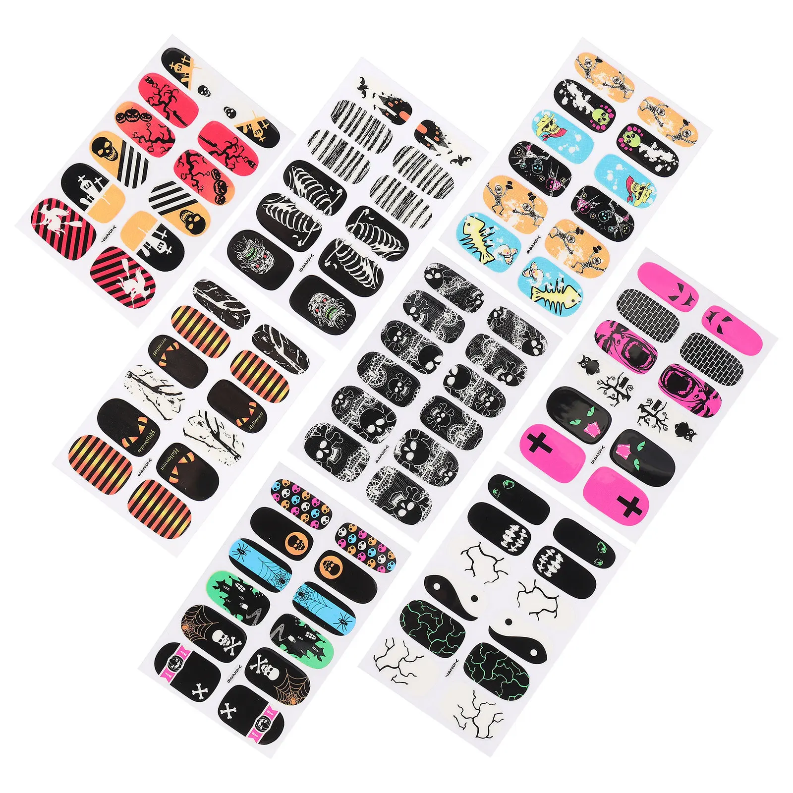 Fingernail Stickers Halloween Manicure Fake Patches Horror Decor Halloweenn Decals
Fingernail Stickers Halloween Manicure Fake Patches Horror Decor Halloweenn Decals