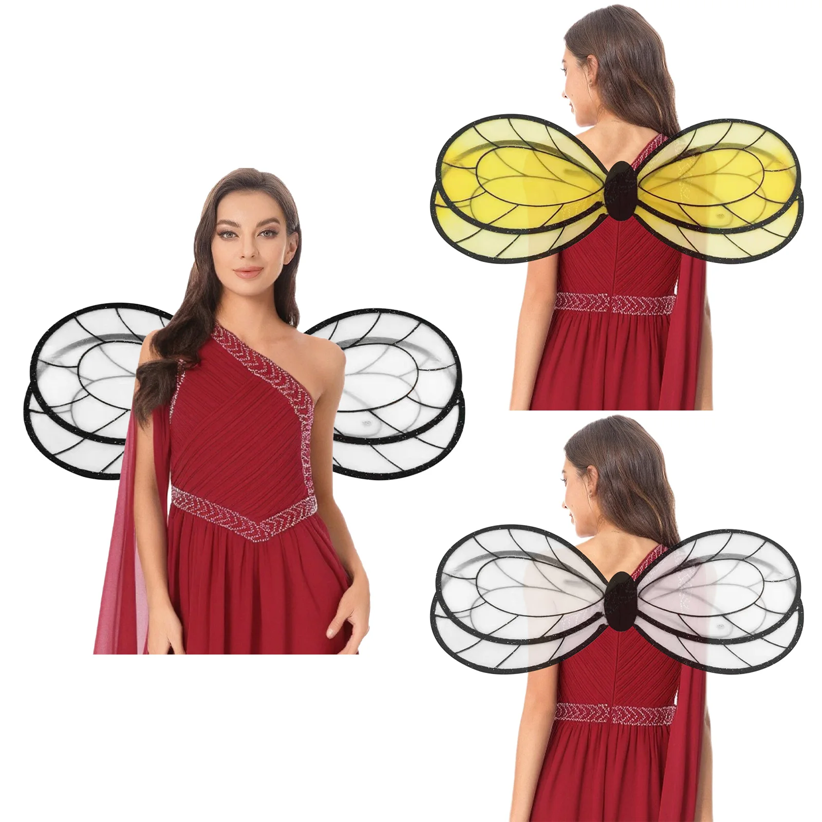 Sparkling Bee Wings Costume Accessories for Adults And Kids Halloween Christmas Cosplay Party Fairy Dress Up Photo Props
Sparkling Bee Wings Costume Accessories for Adults And Kids Halloween Christmas Cosplay Party Fairy Dress Up Photo Props