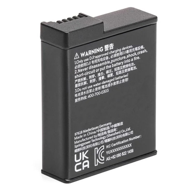 1770mAh Battery For DJI Osmo 360 Osmo Action 4 Action 3 Action 5 Pro Cold-Resistant Heat-Resistant Long-Lasting
1770mAh Battery For DJI Osmo 360 Osmo Action 4 Action 3 Action 5 Pro Cold-Resistant Heat-Resistant Long-Lasting