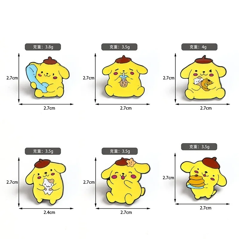 Sanrio Purin Brooch Cartoon Anime Figures Cute Badge Q Figural Kid Toy Anime Merchandise Clothing Decoration Girl Birthday Gifts
Sanrio Purin Brooch Cartoon Anime Figures Cute Badge Q Figural Kid Toy Anime Merchandise Clothing Decoration Girl Birthday Gifts