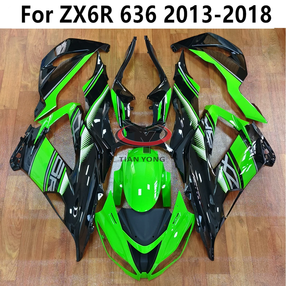 Bodywork Cowling For Kawasaki ZX6R ZX 6R 636 2013-2014-2015-2016-2018 Full Fairing Kit 2017 Green Black KRT Board Flower
Bodywork Cowling For Kawasaki ZX6R ZX 6R 636 2013-2014-2015-2016-2018 Full Fairing Kit 2017 Green Black KRT Board Flower