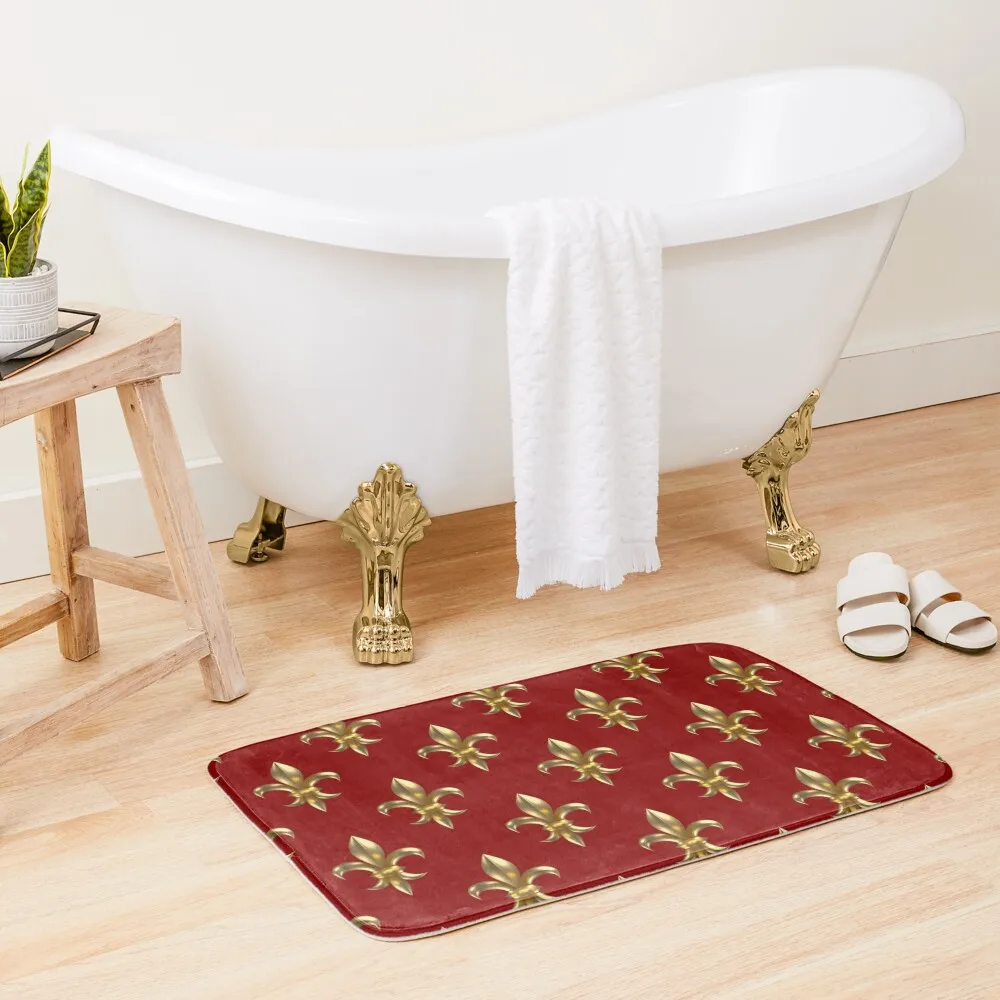Fleur de Lys / Fleur de Lis 3D gold look pattern small Bath Mat Home Decor Wc Mat
Fleur de Lys / Fleur de Lis 3D gold look pattern small Bath Mat Home Decor Wc Mat