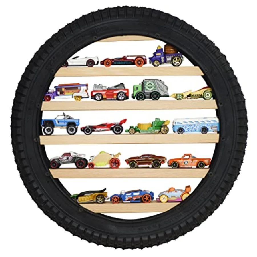 Model Car Display Case Stand - Toy Cars Organizer Wall Display Tire Shelf Cabinet - Holds Up to 18 Diecast 1/64 Car Collectible
Model Car Display Case Stand - Toy Cars Organizer Wall Display Tire Shelf Cabinet - Holds Up to 18 Diecast 1/64 Car Collectible
