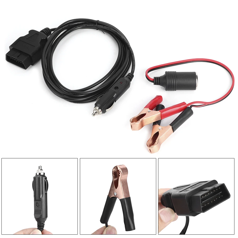 Battery Cables Memory Saver OBD2 Emergency Power Supply Cable ECU Memory Saver Car Extension Socket Power Battery Clip
Battery Cables Memory Saver OBD2 Emergency Power Supply Cable ECU Memory Saver Car Extension Socket Power Battery Clip