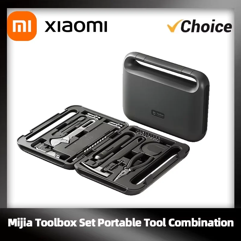 Xiaomi Mijia Toolbox Set Hardware Repair Pliers Hammer Measuring Tape Measure Electric Screwdriver Portable Tool Combination
Xiaomi Mijia Toolbox Set Hardware Repair Pliers Hammer Measuring Tape Measure Electric Screwdriver Portable Tool Combination