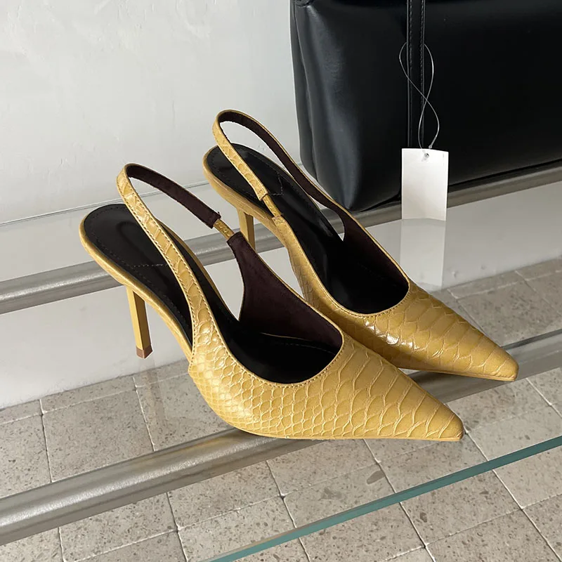 New Party Dress Ladies Stiletto Heels Sandals Shoes Female Slingbacks Pumps Fashion Pointed Toe Women Thin Heels Sandals Shoes
New Party Dress Ladies Stiletto Heels Sandals Shoes Female Slingbacks Pumps Fashion Pointed Toe Women Thin Heels Sandals Shoes