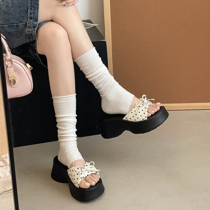 Summer Platform Thick Bottom Women Slipper Fashion Open Toe Wedge Heel Shoes Ladies Elegant Beach Vacation Dress Floral Slides
Summer Platform Thick Bottom Women Slipper Fashion Open Toe Wedge Heel Shoes Ladies Elegant Beach Vacation Dress Floral Slides