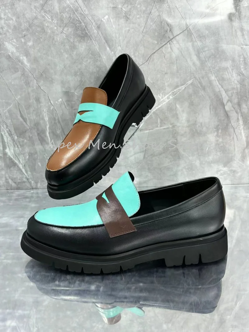 2025 Round Toe Mixed Colors Trendy Genuine Leather Loafers Fashion Shallow Slip On Men's Derby Shoes Casual Sneakers Spring
2025 Round Toe Mixed Colors Trendy Genuine Leather Loafers Fashion Shallow Slip On Men's Derby Shoes Casual Sneakers Spring