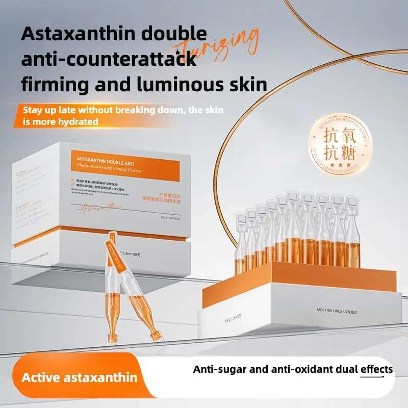 Astaxanthin Anti-aging Essence Remove Dark Spots Melanin Brighten Shrink Pores Moisturizing Fade Fine Lines Skin care
Astaxanthin Anti-aging Essence Remove Dark Spots Melanin Brighten Shrink Pores Moisturizing Fade Fine Lines Skin care