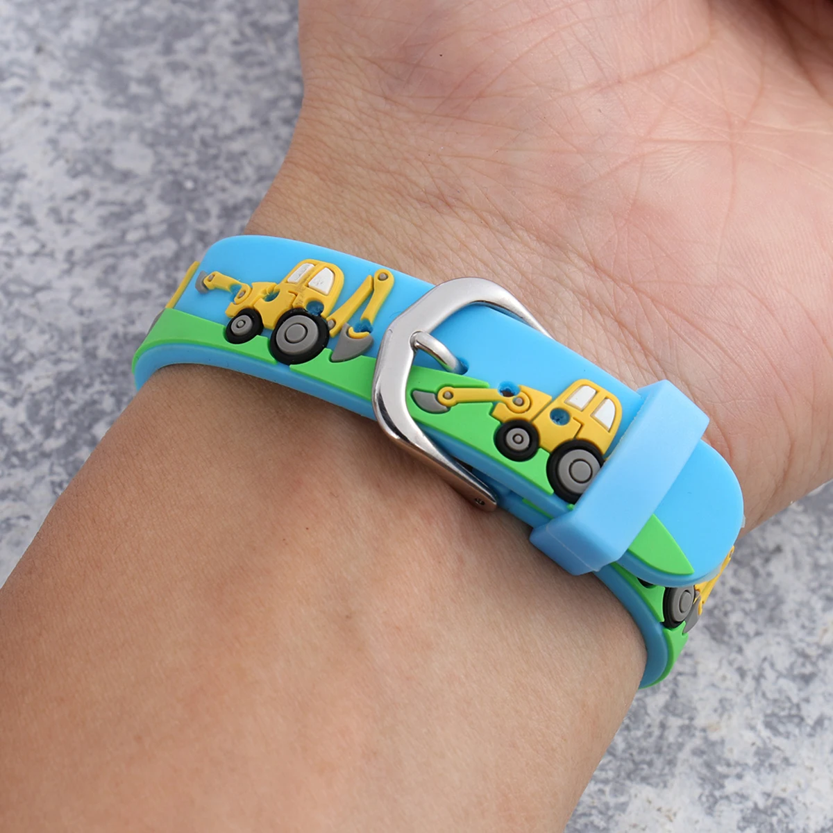 Креативные экологически чистые наручные часы с мультяшным инженерным транспортным средством, водонепроницаемые кварцевые часы, синие, прочный, уникальный дизайн, точный 
Креативные экологически чистые наручные часы с мультяшным инженерным транспортным средством, водонепроницаемые кварцевые часы, синие, прочный, уникальный дизайн, точный