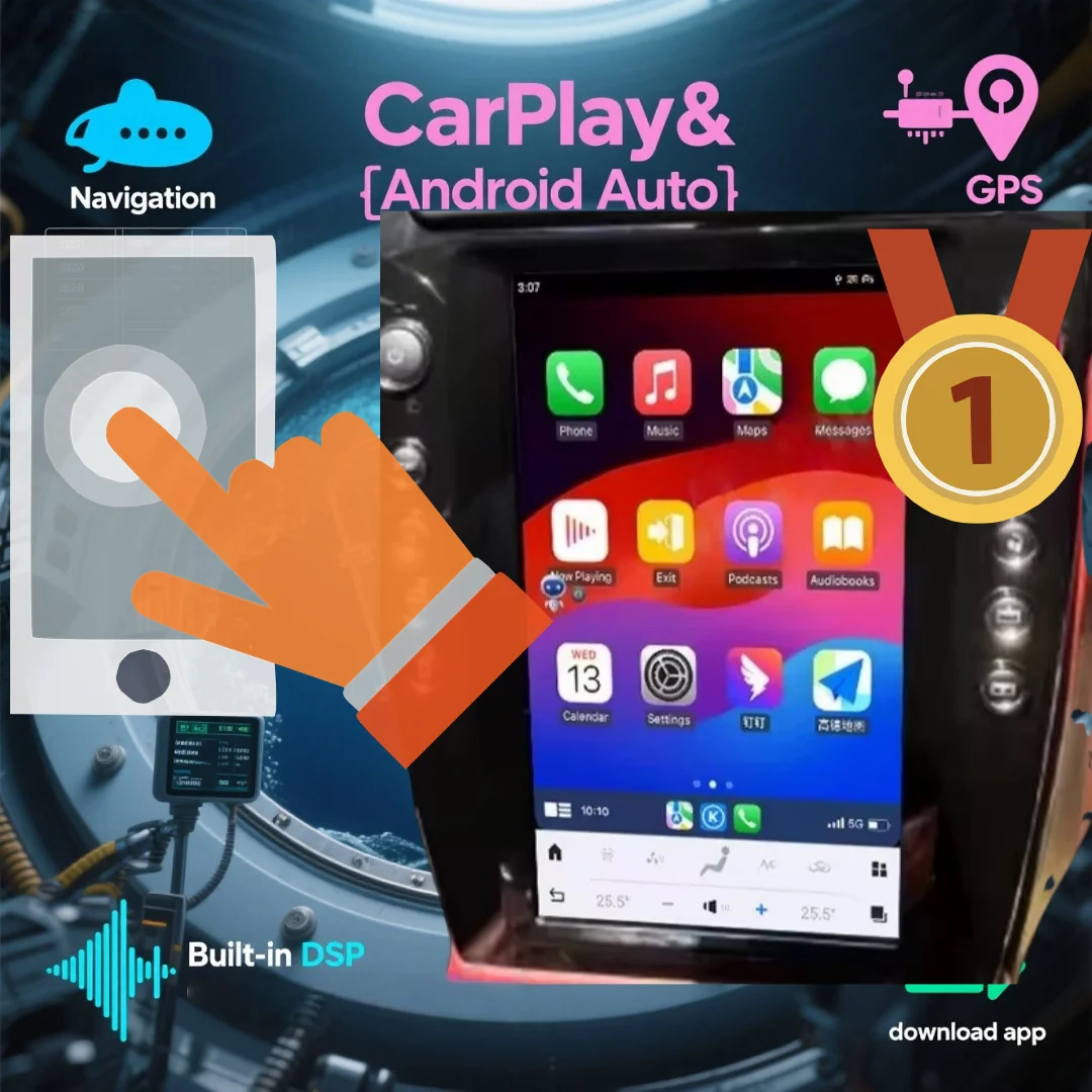 13.6"Android For Maserati Quattroporte 2004-2012 Wireless Carplay Car Radio Stereo Video Player Multimedia Navigation Screen DSP
13.6"Android For Maserati Quattroporte 2004-2012 Wireless Carplay Car Radio Stereo Video Player Multimedia Navigation Screen DSP