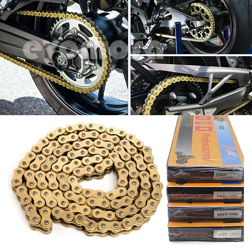 Motorcycle Oil Seal Chain Sets Cafe Racer Motocross Mini Moto Accessories For 428 520 525 530 DID Chains 92 120 130 136 Links
Motorcycle Oil Seal Chain Sets Cafe Racer Motocross Mini Moto Accessories For 428 520 525 530 DID Chains 92 120 130 136 Links