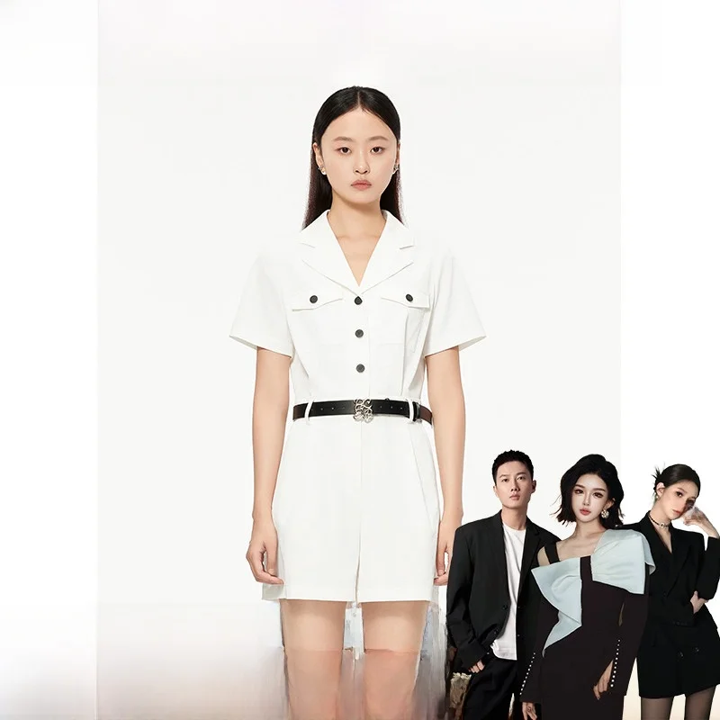 Peoleo Woven Romper Shorts PK4117061 Polyester Fiber mid Waist Straight Leg Short Length Summer Season Women's One-Piece Suit
Peoleo Woven Romper Shorts PK4117061 Polyester Fiber mid Waist Straight Leg Short Length Summer Season Women's One-Piece Suit