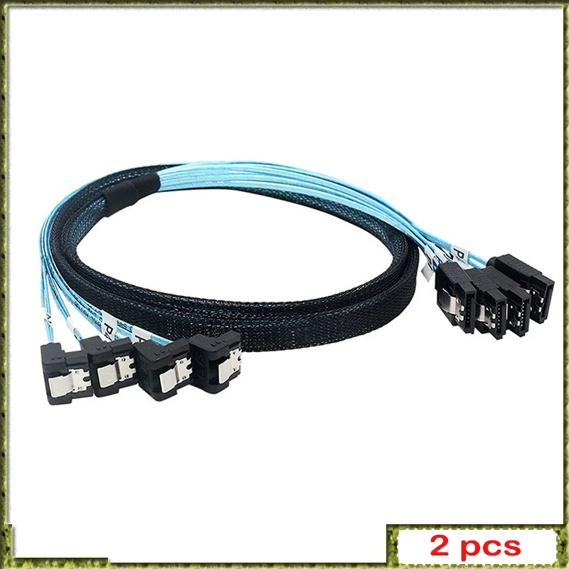 2pcs 1m Sata To Sata Cable 4Ports/Set Date Cable 7 Pin Sata Sas Cable 6Gbps Sata To Sata HDD Cable Cord for Server Mining Blue
2pcs 1m Sata To Sata Cable 4Ports/Set Date Cable 7 Pin Sata Sas Cable 6Gbps Sata To Sata HDD Cable Cord for Server Mining Blue