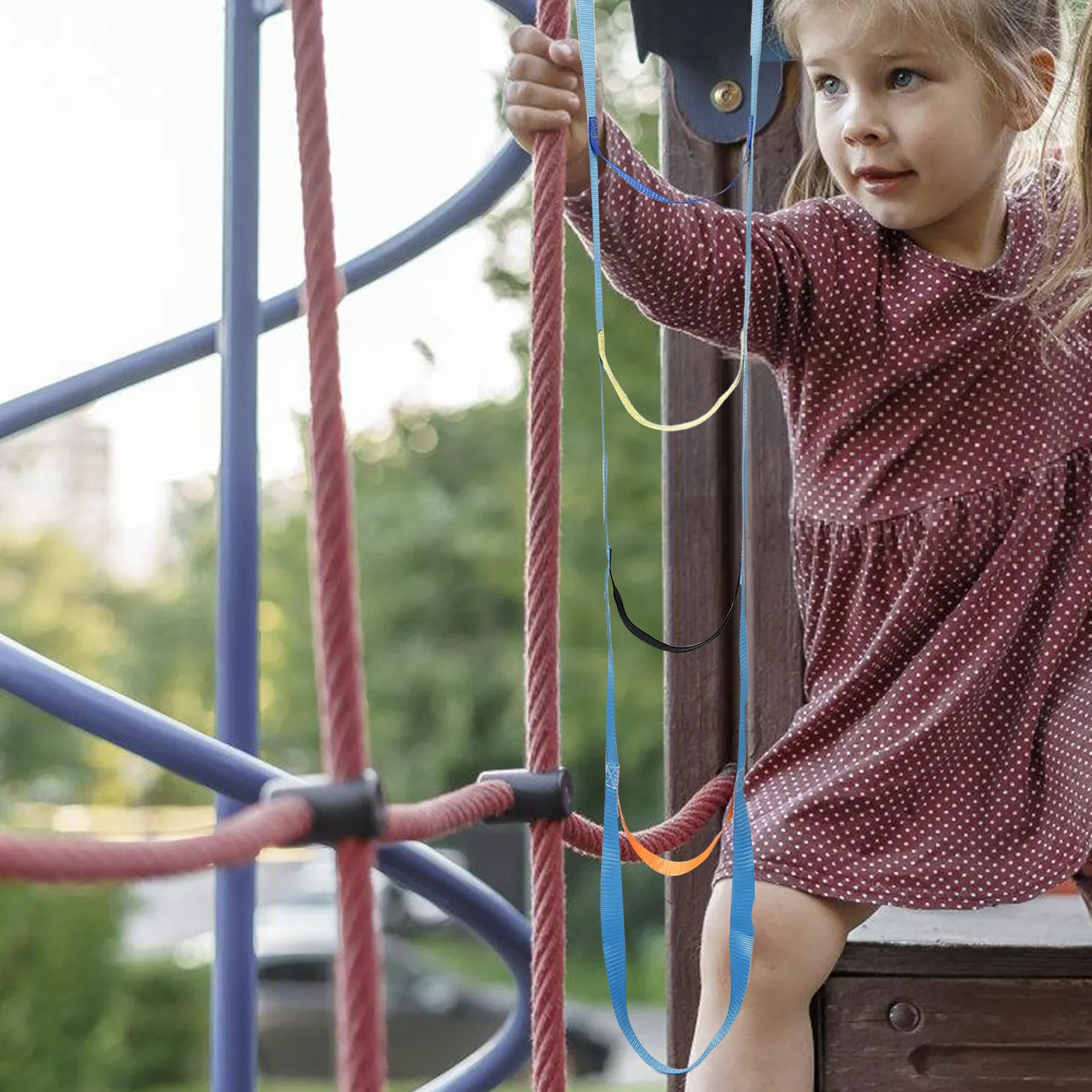 Climbing Rope Ladder for Kids Portable Design Outdoor Climbing Rope Ladder for Children Motor Skills Development
Climbing Rope Ladder for Kids Portable Design Outdoor Climbing Rope Ladder for Children Motor Skills Development