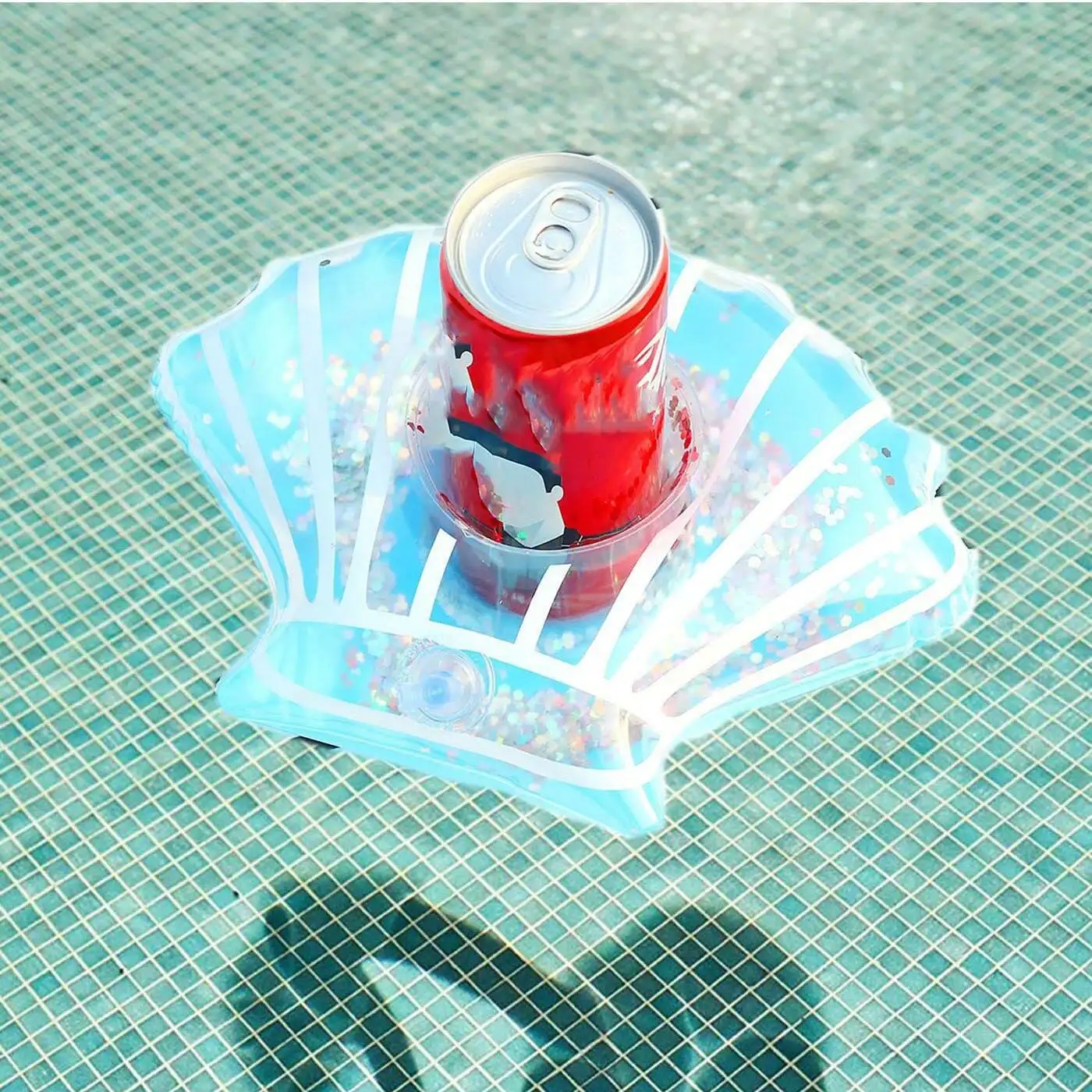 Inflatable Sequin Shell Drink Cup Holder PVC Waterproof Cup Coaster Summer Beach Pool Water Party Beverage Holder
Inflatable Sequin Shell Drink Cup Holder PVC Waterproof Cup Coaster Summer Beach Pool Water Party Beverage Holder