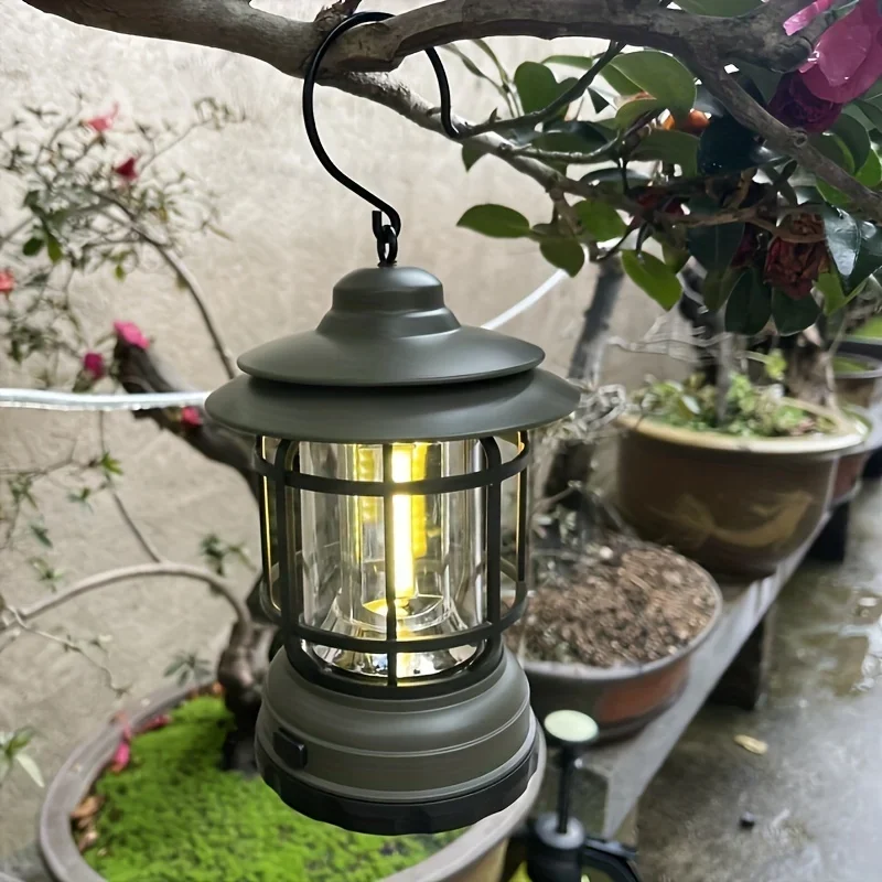 1PC Rechargeable Outdoor Camping Lights Retro Portable Camping Tent/Table Lamp Hanging Lights Garden Decoration(Without Battery)
1PC Rechargeable Outdoor Camping Lights Retro Portable Camping Tent/Table Lamp Hanging Lights Garden Decoration(Without Battery)