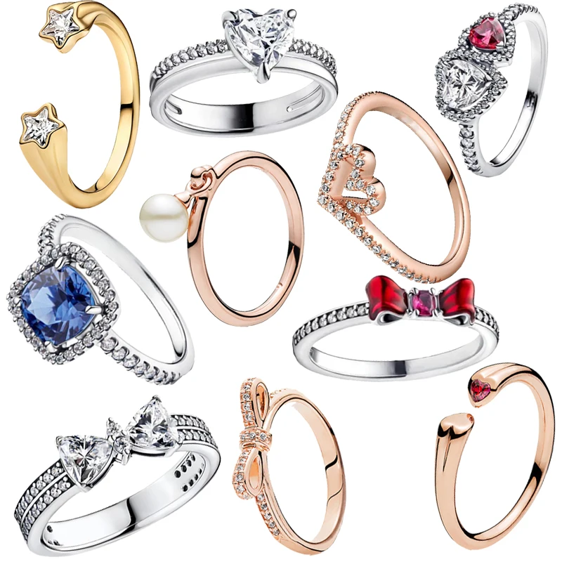 2025 New 925 Pure Silver Bow Star Love Ring Women's Wedding Gift DIY Fashion Jewelry
2025 New 925 Pure Silver Bow Star Love Ring Women's Wedding Gift DIY Fashion Jewelry