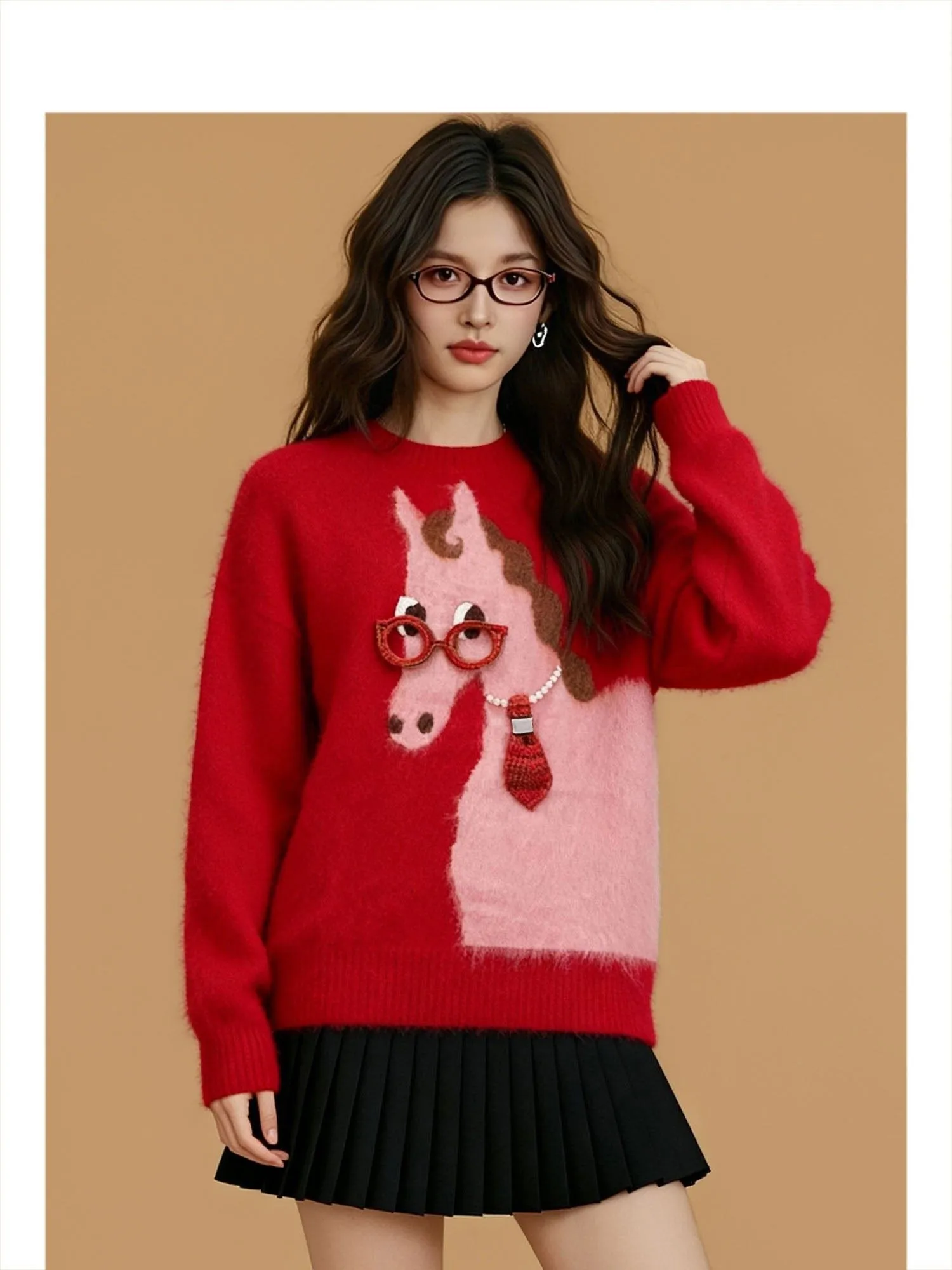 Вязаный свитер Forever 2, праздничный год, праздничная женская одежда, повседневная одежда, длинный све, круглый Ne, стандартный крой
Вязаный свитер Forever 2, праздничный год, праздничная женская одежда, повседневная одежда, длинный све, круглый Ne, стандартный крой