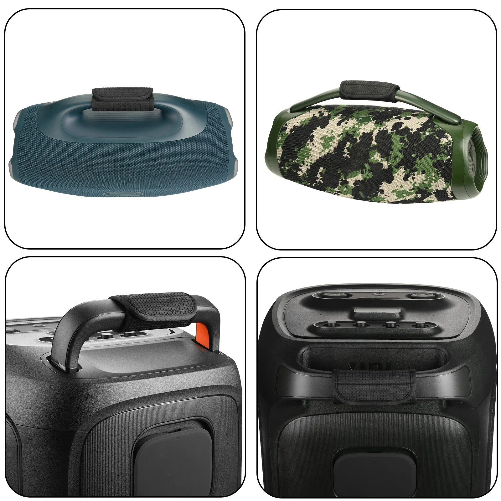 Ремешок для динамика на запястье, съемная нескользящая ручка, защитная накладка, регулируемая, для динамиков JBL Party Box 710/320/310/120
Ремешок для динамика на запястье, съемная нескользящая ручка, защитная накладка, регулируемая, для динамиков JBL Party Box 710/320/310/120