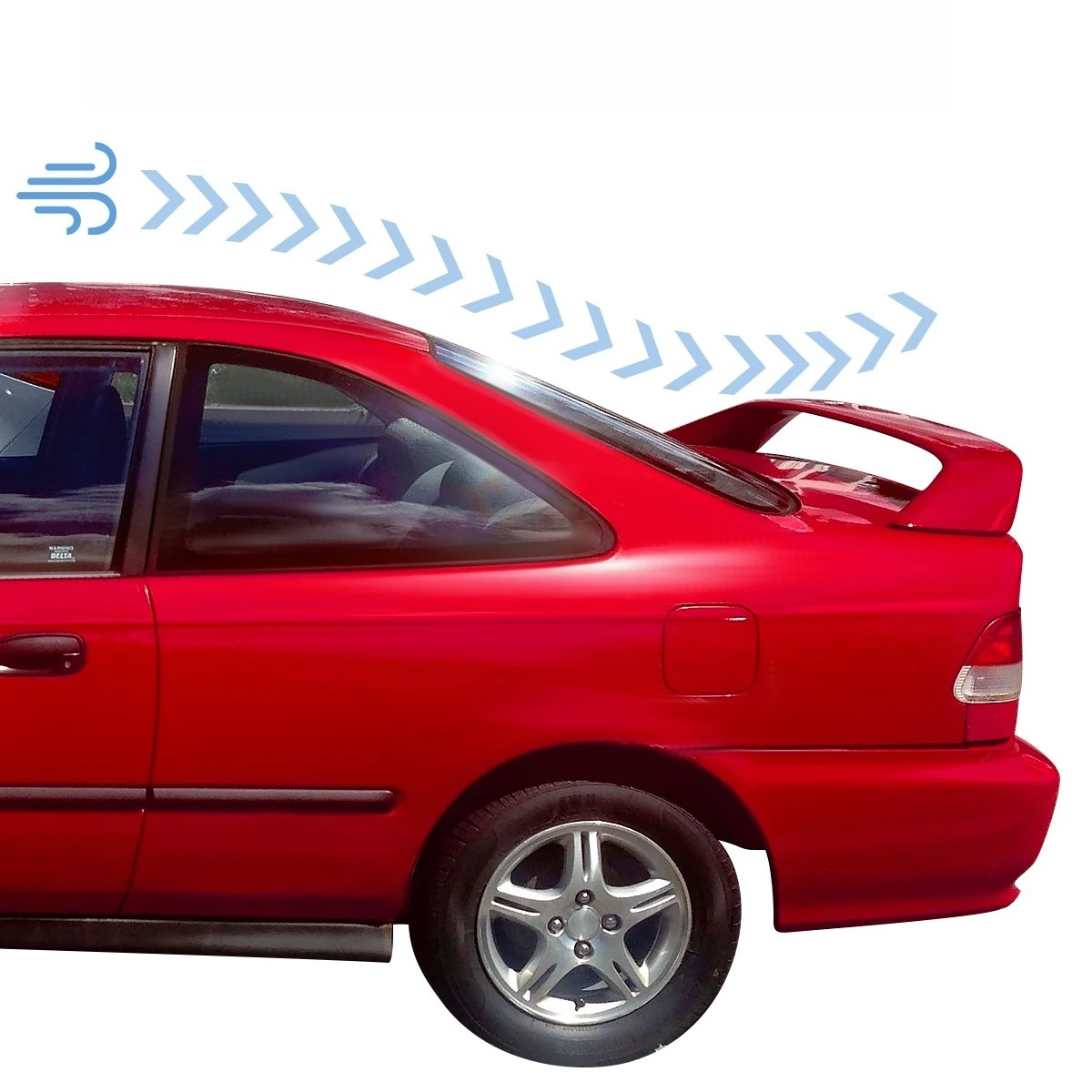 Spoiler Wing Fits 1996-2000 Honda Civic Matte Black TR Rear Trunk w/ LED Brake
Spoiler Wing Fits 1996-2000 Honda Civic Matte Black TR Rear Trunk w/ LED Brake