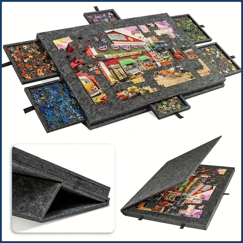 7pcs board 6-Drawer Portable Puzzle Desk Artistic Polyester Fiber Organizer Decorative Puzzle Storage for Home, Desktop Art
7pcs board 6-Drawer Portable Puzzle Desk Artistic Polyester Fiber Organizer Decorative Puzzle Storage for Home, Desktop Art