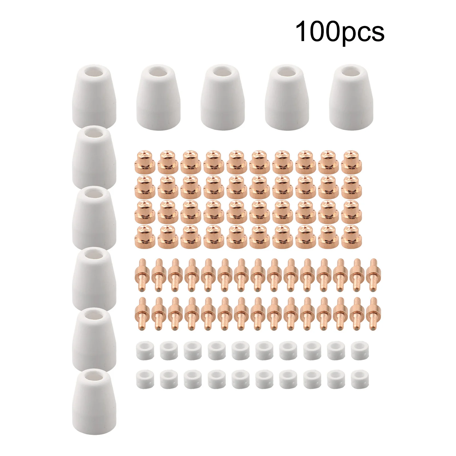 CUT40 Plasma Consumables PT31 Plasma Cutter Torch Copper Material Good Thermal Conductivity Heat Resistance High Reliability
CUT40 Plasma Consumables PT31 Plasma Cutter Torch Copper Material Good Thermal Conductivity Heat Resistance High Reliability