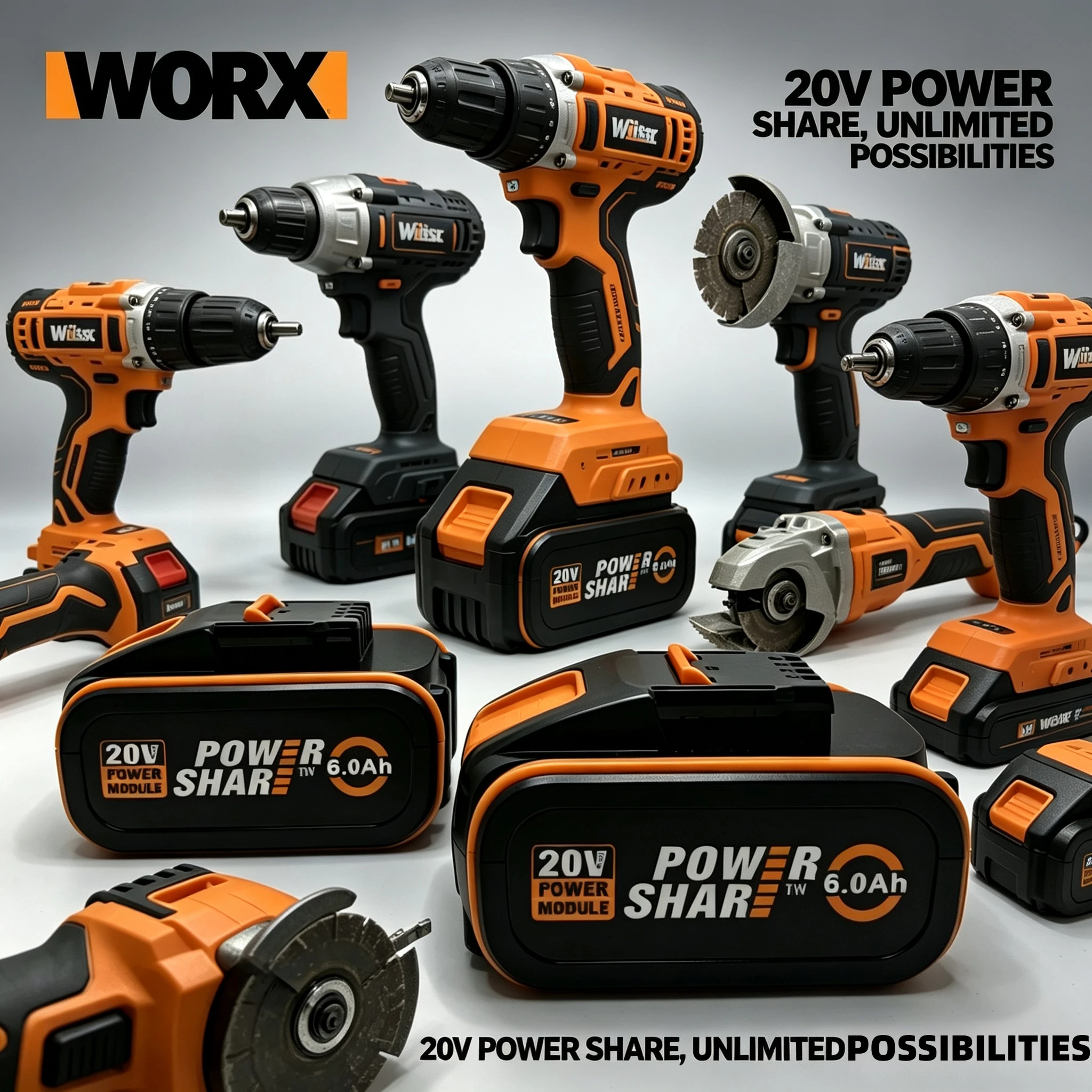 Premium Worx Power Battery. Wear-resistant Exterior, Intelligent Protection and Efficient Power Supply for Tasks
Premium Worx Power Battery. Wear-resistant Exterior, Intelligent Protection and Efficient Power Supply for Tasks