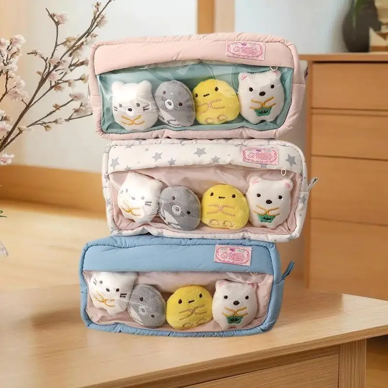 Charming Thick Transparent Pencil Holder with 4 Dolls, Perfect for Students Stationery, Pen Storage, Girlish Cosmetic Bag Gift
Charming Thick Transparent Pencil Holder with 4 Dolls, Perfect for Students Stationery, Pen Storage, Girlish Cosmetic Bag Gift