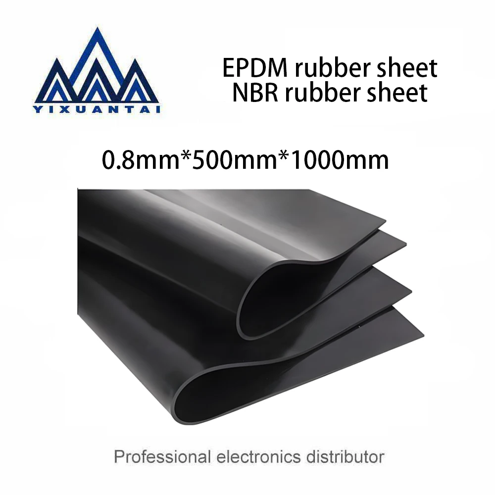 1pcs Rubber pads, nitrile rubber sheets, EPDM rubber 0.8mm x 500mm x 1000mm resistant, wear-resistant, non-slip rubber leather
1pcs Rubber pads, nitrile rubber sheets, EPDM rubber 0.8mm x 500mm x 1000mm resistant, wear-resistant, non-slip rubber leather