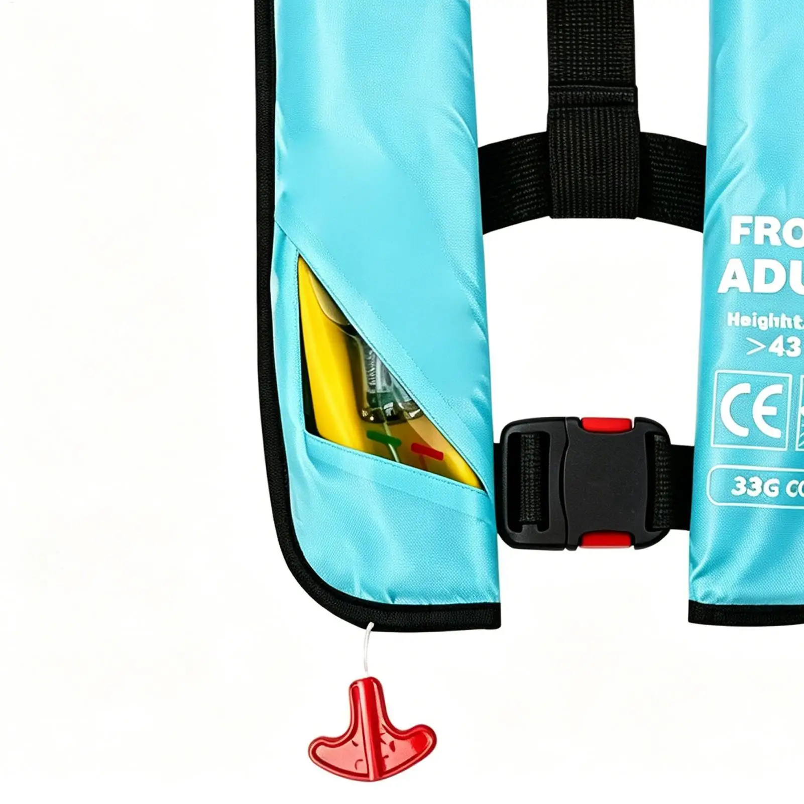 Inflatable Life Vest High Buoyancy Foldable Portable Lightweight Automatic Inflatable Life Vest for Sea Fishing Rowing Sailing
Inflatable Life Vest High Buoyancy Foldable Portable Lightweight Automatic Inflatable Life Vest for Sea Fishing Rowing Sailing