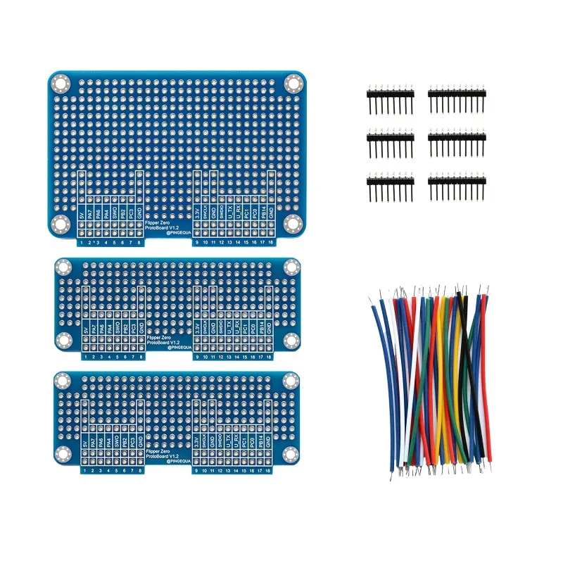 Flipper Zero ProtoBoard GPIO Development Board Hole Board DIY Welding Artifact
Flipper Zero ProtoBoard GPIO Development Board Hole Board DIY Welding Artifact