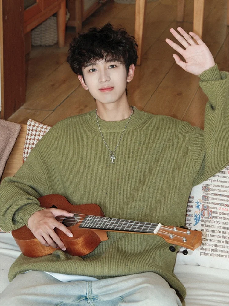 Teenager Sle round Ne Knitwear Men's Autumn Winter Long Sve Loose Fit Comfortable Soft Casual Color Base Layer S...
Teenager Sle round Ne Knitwear Men's Autumn Winter Long Sve Loose Fit Comfortable Soft Casual Color Base Layer S...