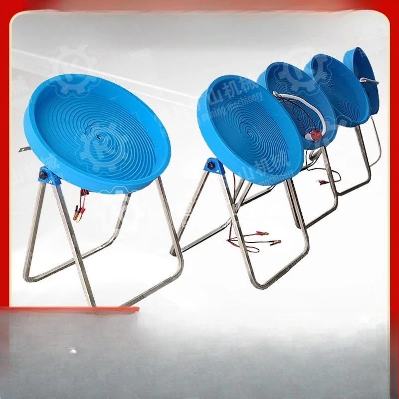 New type of high collection rate turbo automatic gold panning machine portable small electric turntable gold panning basin
New type of high collection rate turbo automatic gold panning machine portable small electric turntable gold panning basin