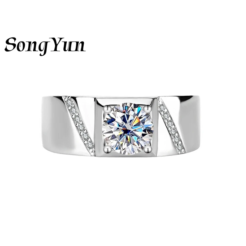 SONGYUN Brand Jewelry 925 Sterling Silver Ring Moissanite Bridal Ring for Spouse 18K Real Gold Plated MST Patent Jewellery
SONGYUN Brand Jewelry 925 Sterling Silver Ring Moissanite Bridal Ring for Spouse 18K Real Gold Plated MST Patent Jewellery