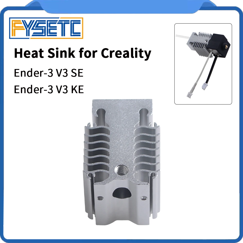 For Ender 3 V3 SE Heat Sink All Metal Heatbreak for Extuder Hotend Rapid Heat Dissipation for Creality Ender 3
For Ender 3 V3 SE Heat Sink All Metal Heatbreak for Extuder Hotend Rapid Heat Dissipation for Creality Ender 3